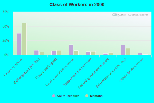 Class of Workers in 2000