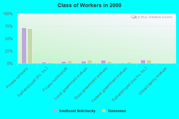 Class of Workers in 2000