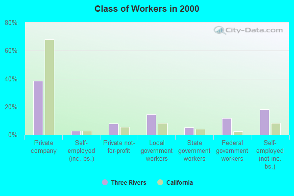 Class of Workers in 2000