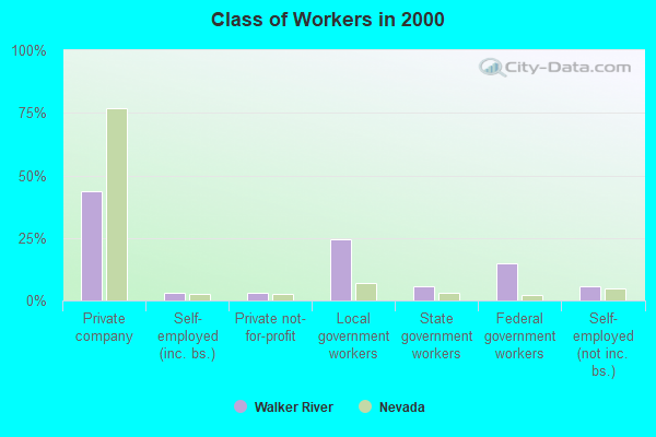 Class of Workers in 2000