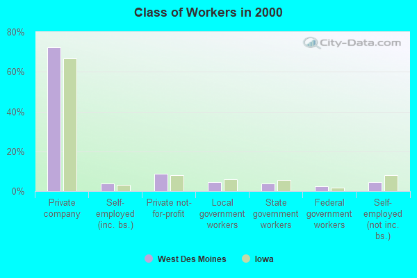 Class of Workers in 2000