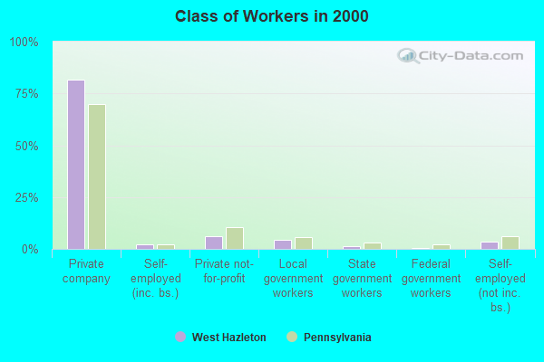 Class of Workers in 2000