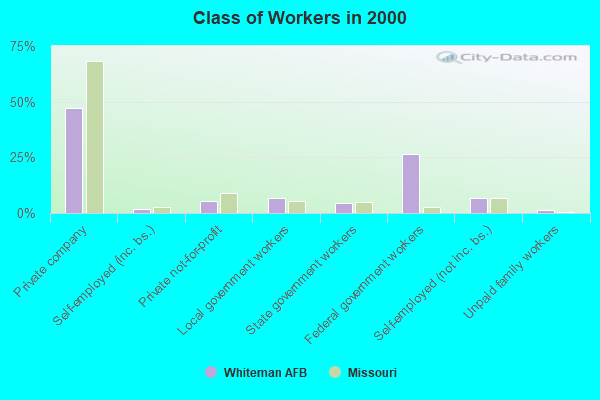 Class of Workers in 2000