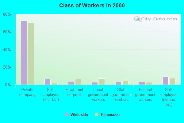 Class of Workers in 2000