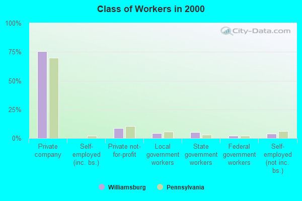 Class of Workers in 2000