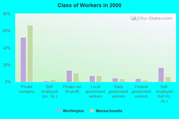 Class of Workers in 2000