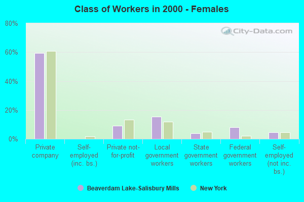 Class of Workers - Females