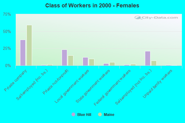 Class of Workers - Females