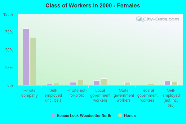 Class of Workers - Females