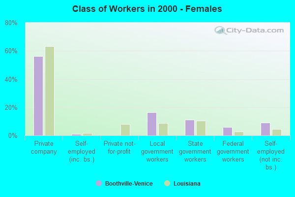 Class of Workers - Females