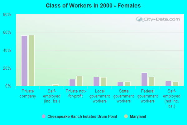 Class of Workers - Females