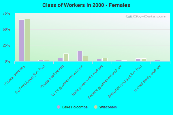 Class of Workers - Females