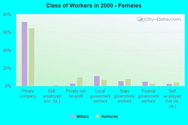 Class of Workers - Females