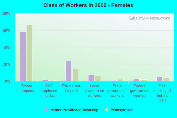 Class of Workers - Females