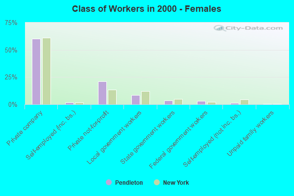 Class of Workers - Females