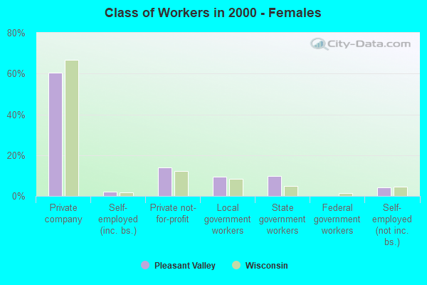 Class of Workers - Females