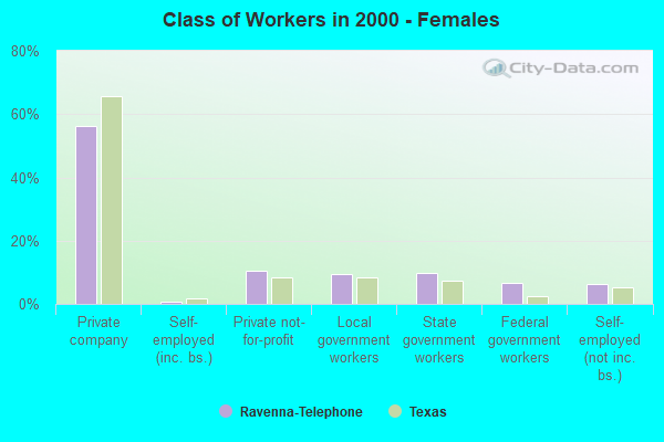 Class of Workers - Females