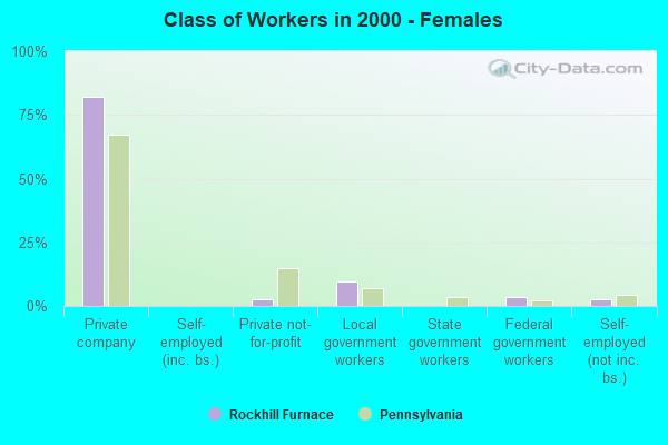 Class of Workers - Females