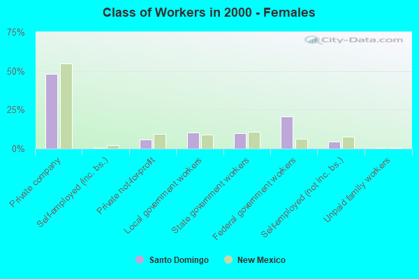 Class of Workers - Females