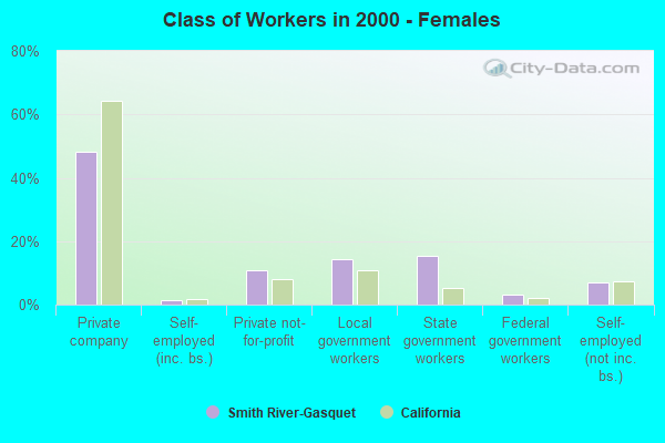 Class of Workers - Females