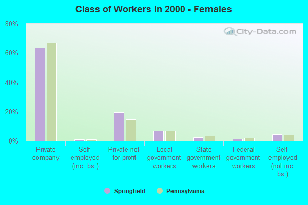 Class of Workers - Females