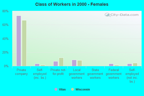 Class of Workers - Females