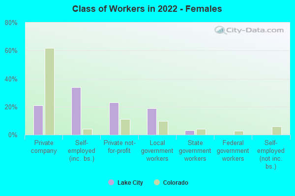 Class of Workers in 2022 - Females