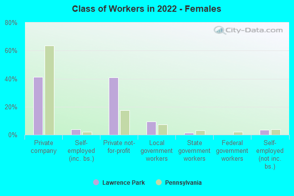 Class of Workers in 2022 - Females