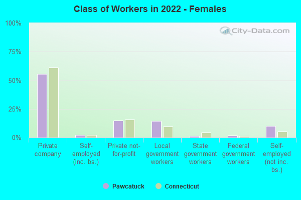 Class of Workers in 2022 - Females