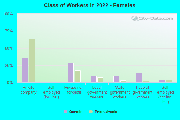 Class of Workers in 2022 - Females