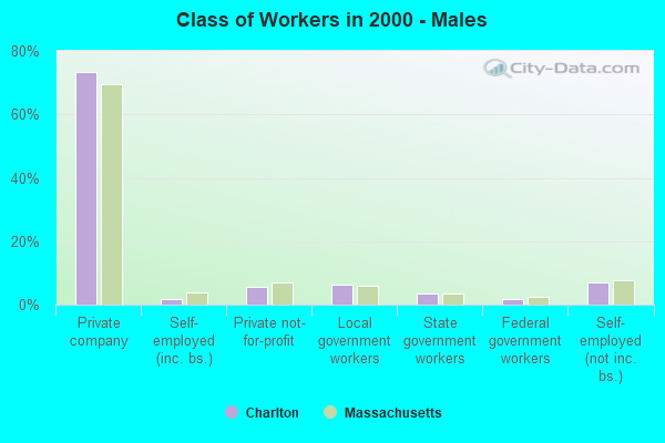 Class of Workers - Males