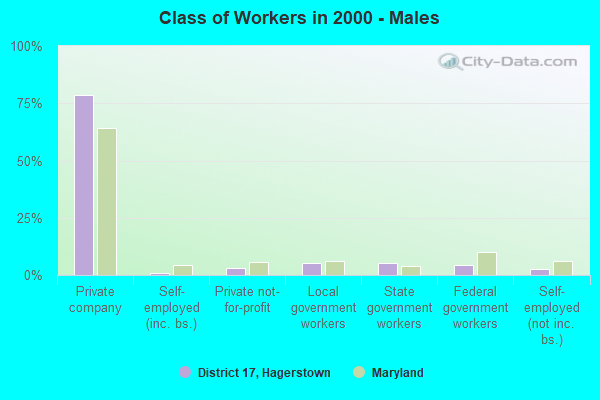 Class of Workers - Males