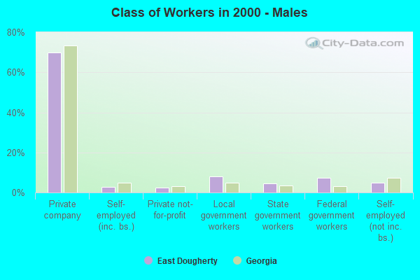 Class of Workers - Males