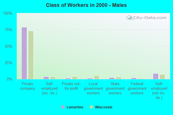 Class of Workers - Males