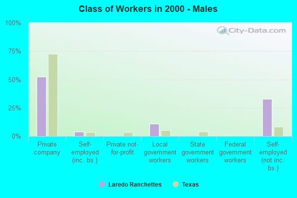 Class of Workers - Males