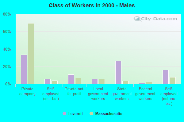 Class of Workers - Males