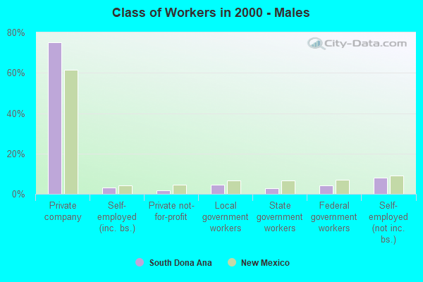 Class of Workers - Males