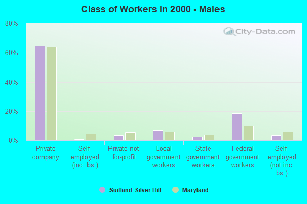 Class of Workers - Males