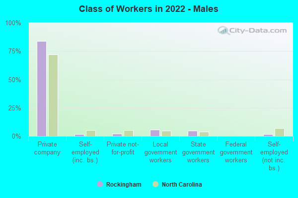 Class of Workers in 2022 - Males