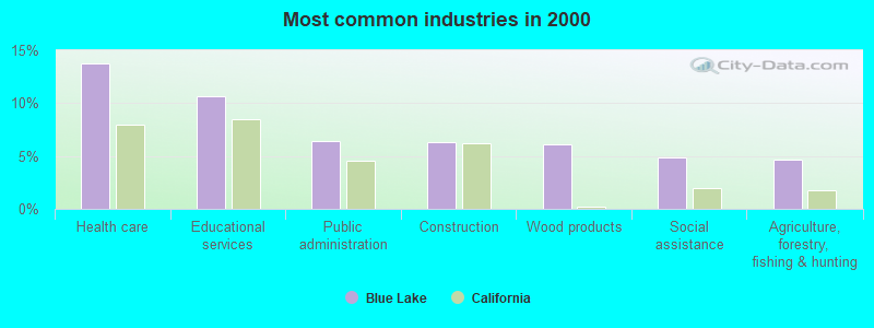 Most common industries 