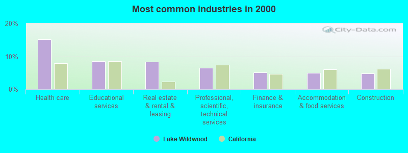 Most common industries 