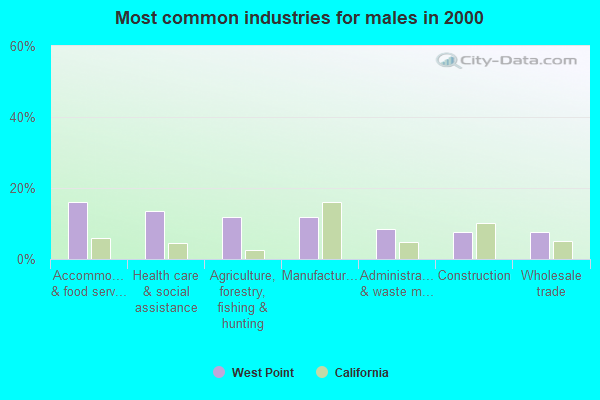 West Point, California (CA 95255) profile population