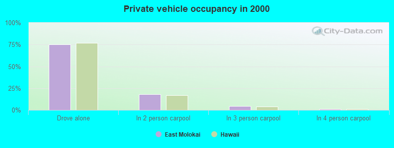 Private vehicle occupancy