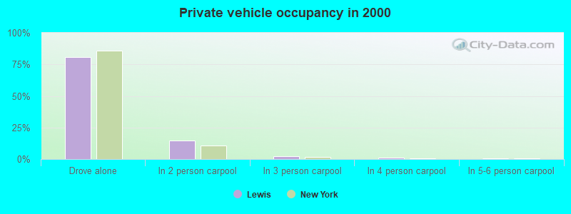 Private vehicle occupancy