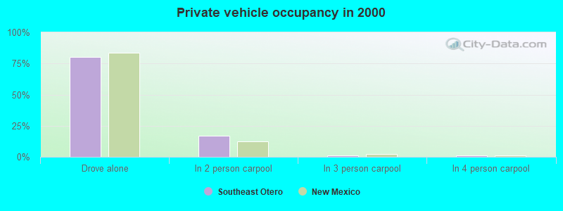 Private vehicle occupancy