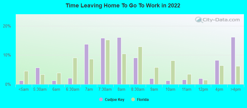 Time Leaving Home To Go To Work in 2022