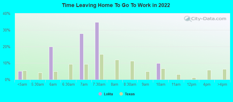 Time Leaving Home To Go To Work in 2021
