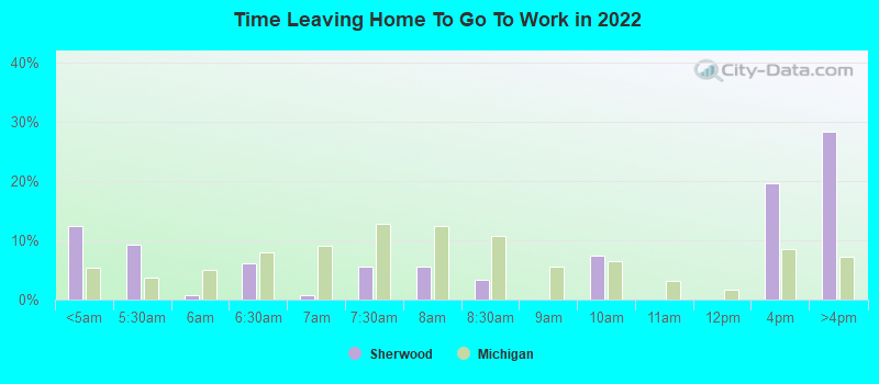 Time Leaving Home To Go To Work in 2022