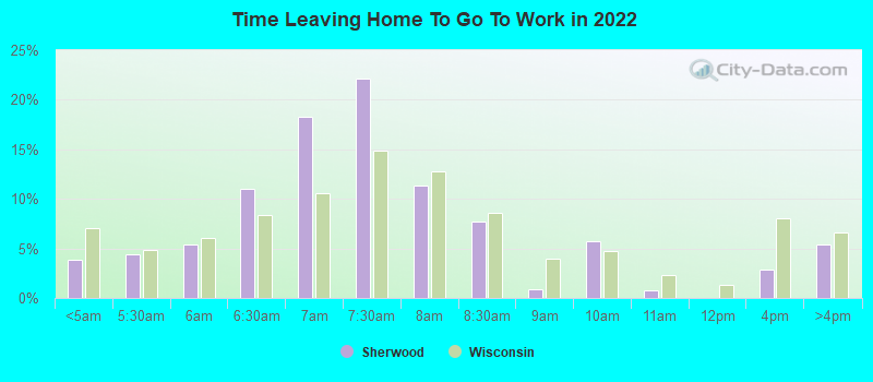 Time Leaving Home To Go To Work in 2022