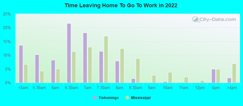 Time Leaving Home To Go To Work in 2022